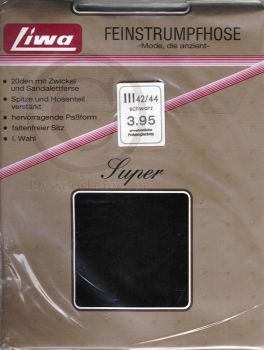 Liwa Super Feinstrumpfhose Schwarz