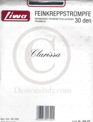 Liwa Alte Feinkreppstrümpfe Gr. 9-9,5
