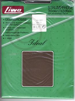 Liwa Ideal alte Feinstrumpfhose Übergrösse Nylons 54-56