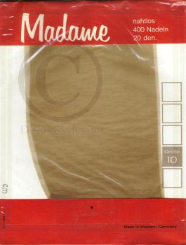 Madame Straps Feinstrümpfe 20 Den Gr. 10 XL