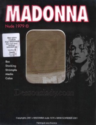 Madonna Nude 1979 - Nahtnylonstrümpfe braun