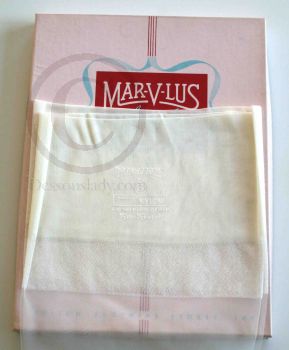 Marvlus White Nylon Stockings RHT Sz 9,5