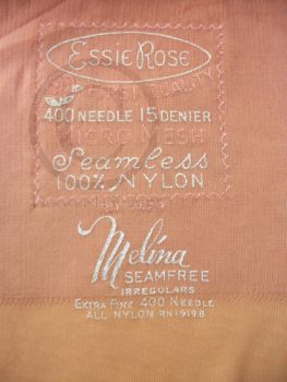 Melina edele Vintage US Nylonstrümpfe Nylons 10,5