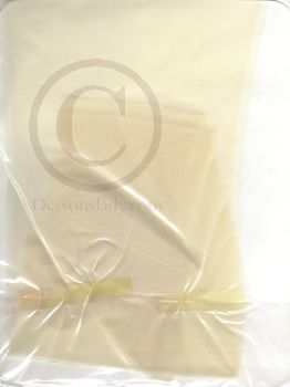 Mini Look nice Vintage US Nylon Stockings Ivory Sz 10,5