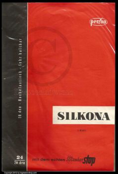 Nahtstrümpfe Silkona 83cm Hochferse Nahtnylons 9,5 Lang