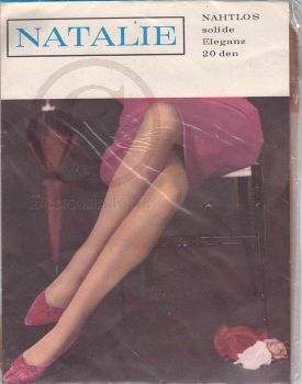 Natalie old Seamless Stockings Nylons 10