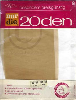 Nur Die Vintage Straps Feinstrümpfe Gr. 9 XL