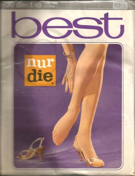 Nur Die Vintage Brown 92cm Stockings Sz 10,5 XXL