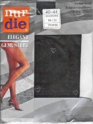 Nur die gemusterte Feinstrumpfhose