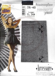 Nur die Transparent Feinstrumpfhose Gr. 36-40