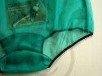 Vintage Retro Style Green Sheer Nylon Panty