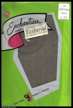 Bear Enchantress Vintage Muster Nylonstrümpfe US 9,5