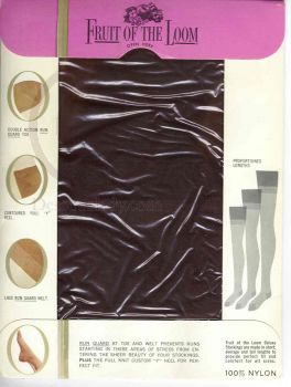 Fruit of the Loom Strapsstrümpfe Nylons 10 Tall