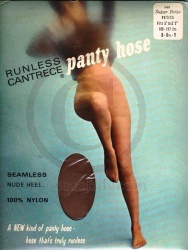 Cantrece US Vintage Nylonstrumpfhose aus den 70er