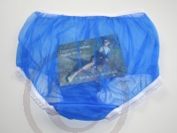 Nylon Panty PIN UP HÖSCHEN Blau