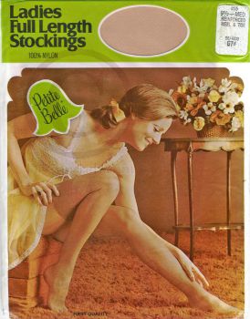 Petite Belle alte Nahtlose US Nylons Gr. 9,5 M