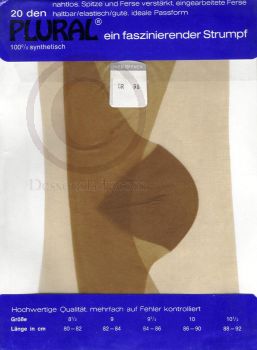 Plural Straps Feinstrümpfe Gr. 9,5 XL