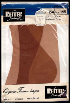 Reiter 154 old Seamless Stockings Nylons 9 XL