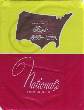 Nationals alte US-Nylonstrümpfe RHT Gr. 10 L