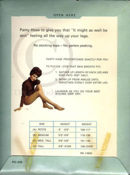 Cantrece US Vintage Nylonstrumpfhose aus den 70er