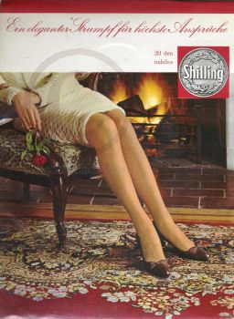 Shilling alte Feinstrümpfe Gr. 9 XXL