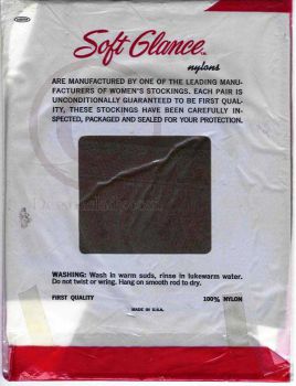 Soft Glance Nylonstrümpfe Seamless US-Nylons Gr. 9