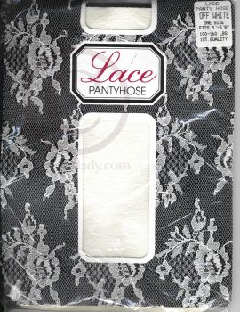 Spitzen Nylonstrumpfhöschen US Vintage