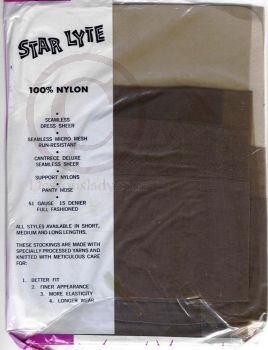 Star Lyte US-Nylonstrümpfe Größe 11 Medium