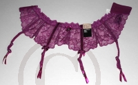 Lilac 4 Strap Suspender Belt High waist
