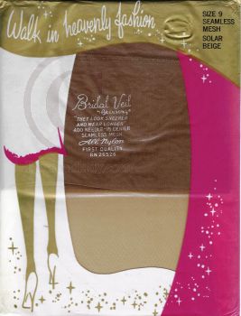 Bridal Veil Retro amerikanische Strapsstrümpfe US 9
