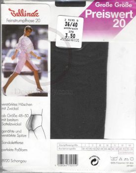 Bellinda alte Strumpfhose Sandal Gr. 36- 40