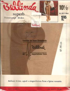 Bellinda Superb Old Nylon Stockings 90 cm Nylons 10,5