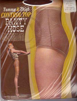 Tummy Pantyhose Vintage US Sheer Nylon Suntone