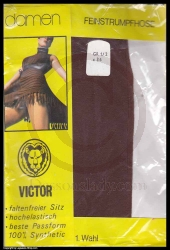 Victor Vintage braune Feinstrumpfhose