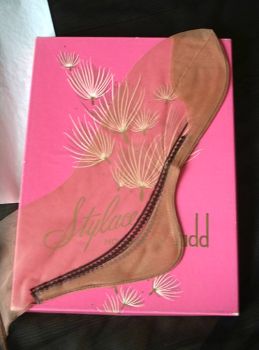 Stylace Heels US Nahtnylons mit Fancy Design