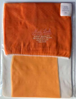 Mod Look Farbige US Nylon Strümpfe Stockings - Farbe Orange