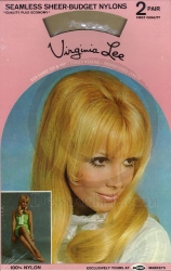 Virginia Lee 2 Paar Nylon Strümpfe US 10