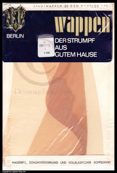 Berlin Wappen Vintage Nylonstrümpfe Nylons 10 Lang