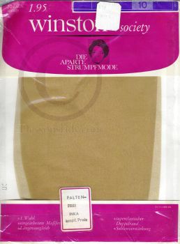 Winston Society Vintage Stockings Sz 10