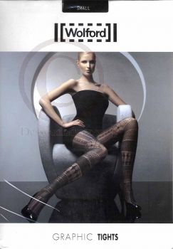 Wolford Graphic Tights Pantyhose Small