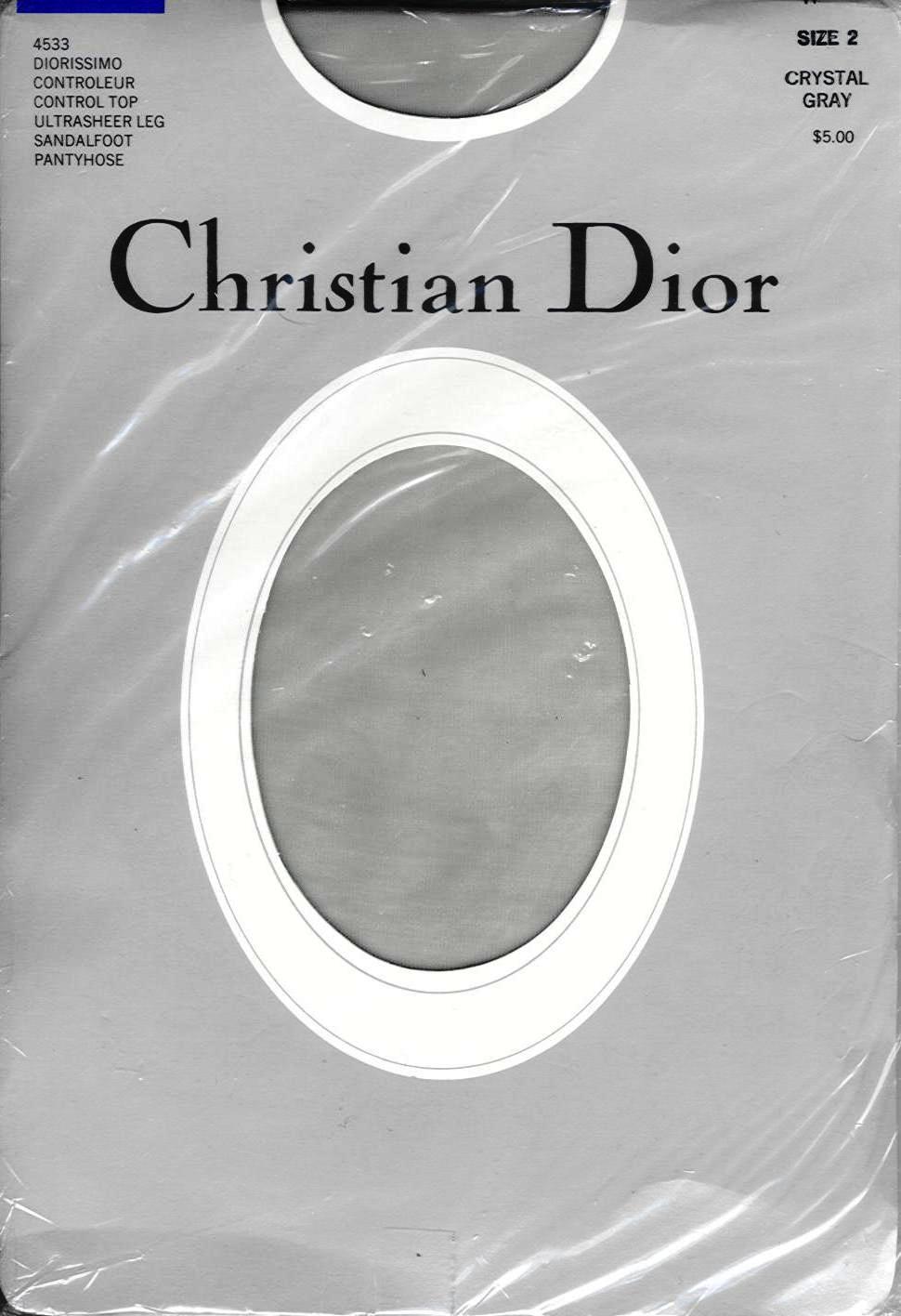 CHRISTIAN DIOR Diorissimo PANTYHOSE TIGHTS Sandalfoot - Legsware-Shop