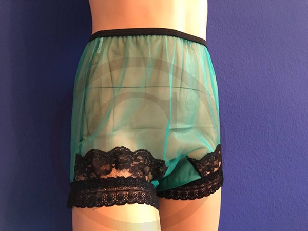 50/60er Nylon Panty PIN UP Grün 100% Nylon