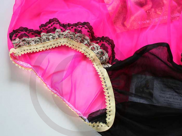 PIN UP Style 100% Nylon Höschen Hot Pink
