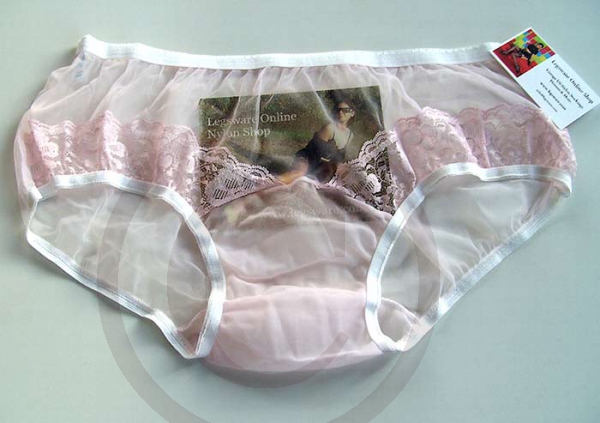Pin Up Style Pink Sexy Bikini Nylon Panty