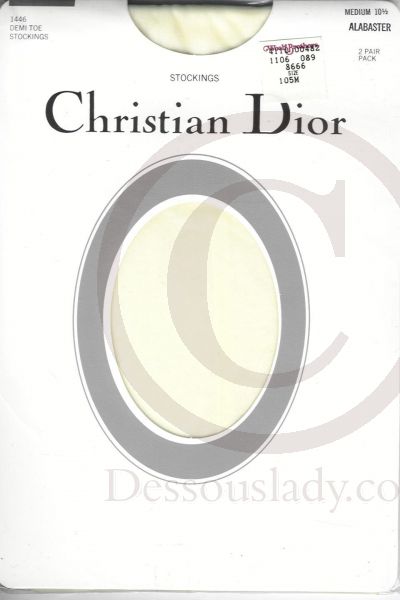 2 Paar Pack Christian Dior Strümpfe Gr.10,5 M