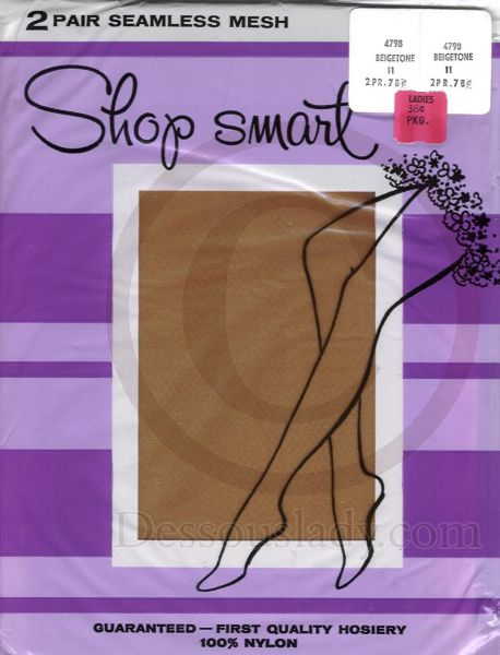 2 Paar Shop Smart alte US Nylons Gr. 11