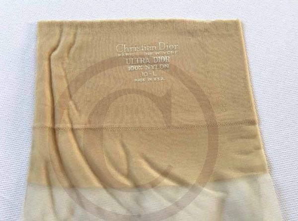 Dior Nylonstrümpfe Demi Toe US 10 Flaxen 87 cm