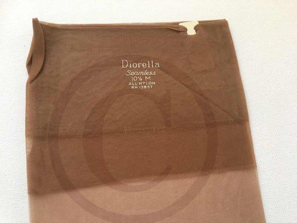 Dior Luxus Diorella Vintage US Nylonstrümpfe RT Nylons 10,5