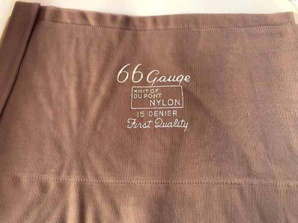 Vintage US Nahtnylonstrümpfe schwarze Naht Nahtnylons 10 XL