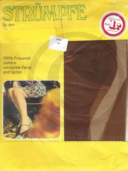Old German RHT Seamfree Stockings Sz 10